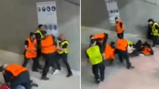 Video / Užasan snimak s Eura: Redari brutalno tukli navijača, oglasila se i UEFA